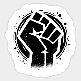 Black Power Fist, Resist,  Protest Fist, black lives matter, civil rights Sticker